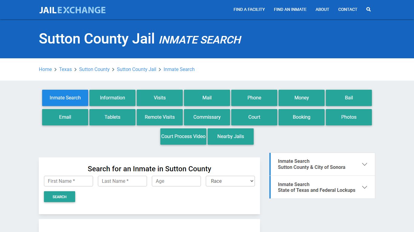 Sutton County Jail, TX Inmate Search: Roster & Mugshots